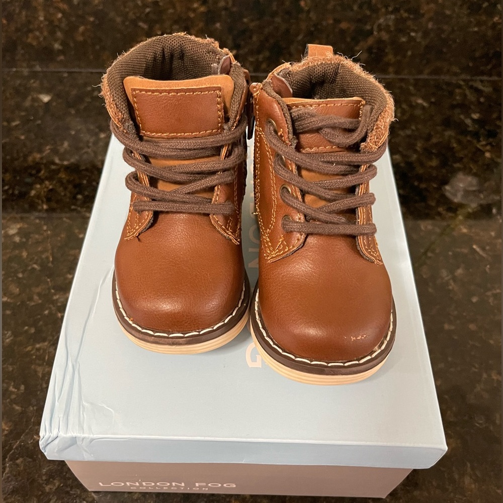 London Fog Toddler Brown Boots